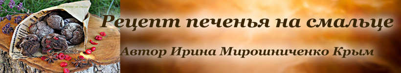 Рецепт шоколадного печенья на смальце